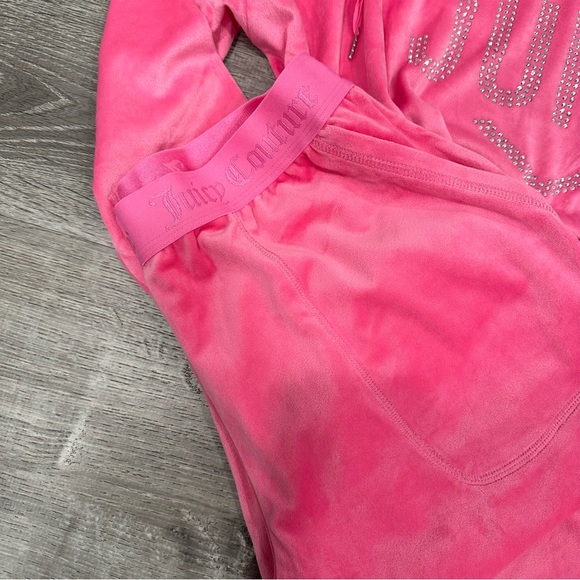 NWT Juicy Couture Forever Pink Jogger Pajama Hoodie Set - Picture 6 of 7